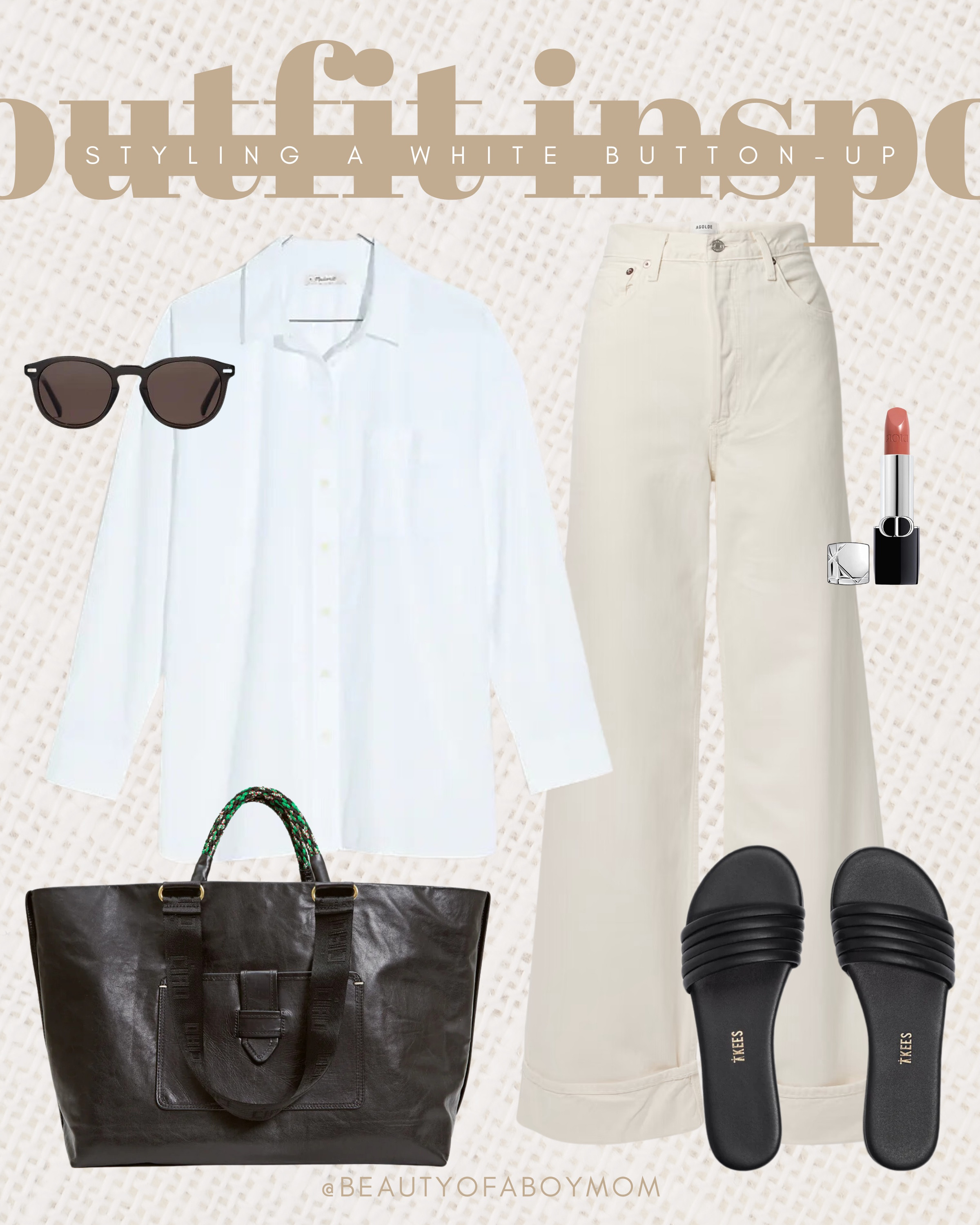 White button up styled multiple ways 

#LTKSeasonal #LTKStyleTip #LTKOver40