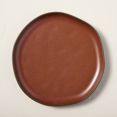 Stoneware Exposed Rim Dessert Plate Cinnamon - Hearth & Hand™ with Magnolia | Target