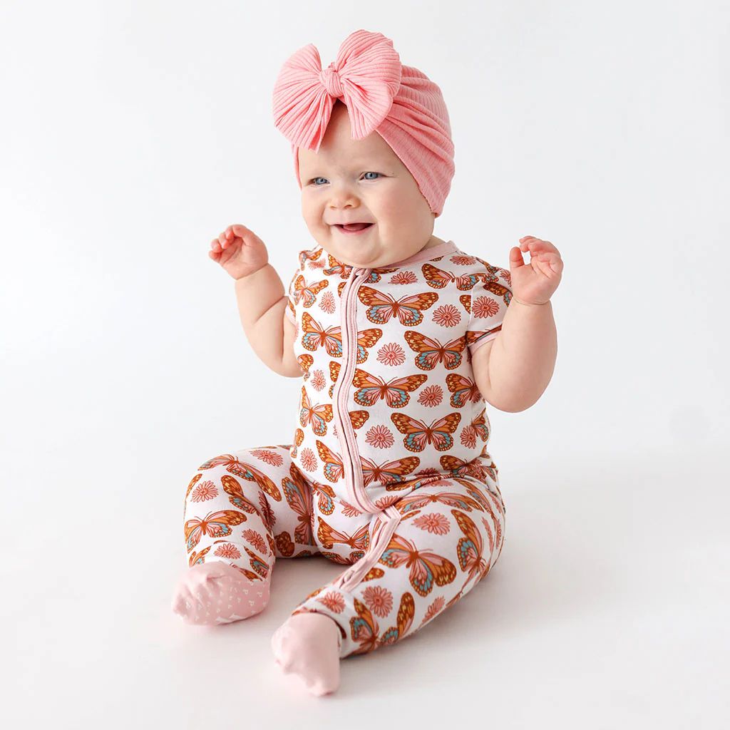 Butterfly Orange Baby Convertible Sleeper | Jocelyn | Posh Peanut