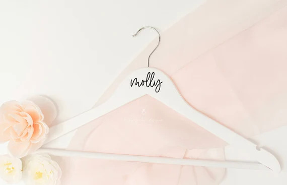 Bridesmaid Wood Hanger Bridesmaid Dress Hanger Personalized - Etsy | Etsy (US)