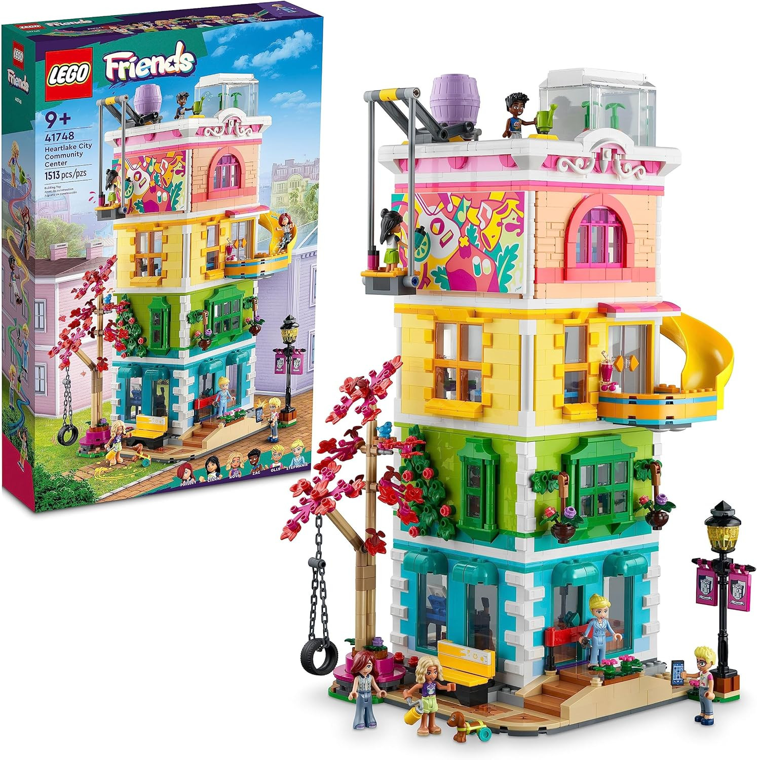 LEGO Friends Heartlake City Community Center 41748 Building Toy Set; Creative Challenge for Ages ... | Amazon (US)
