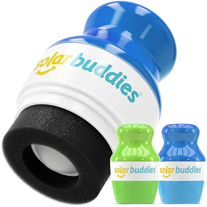 Solar Buddies Sunscreen Applicator - Full Green & Blue Duo- BPA-Free Refillable Roll on Sponge Su... | Amazon (US)