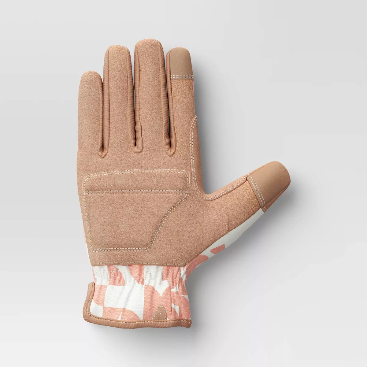 S/M Outdoor Patio Duck Canvas Utility Irregular Geo in Nest Brown - Threshold™ | Target