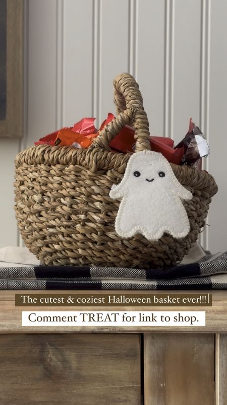 You need this adorable wicker basket with ghost tag for your Halloween decor or for trick or treating! 

#LTKfamily #LTKhome #LTKSeasonal