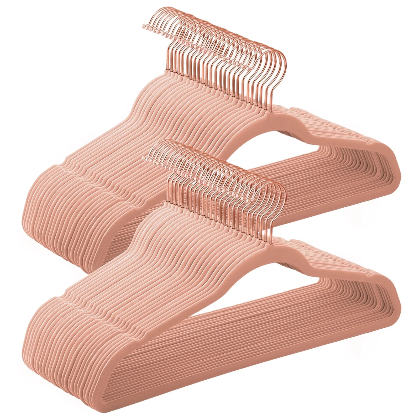 SONGMICS 50 Pack Velvet Hangers Non-Slip Clothes Hangers Space-Saving Hangers for Closet Heavy-Du... | Walmart (US)
