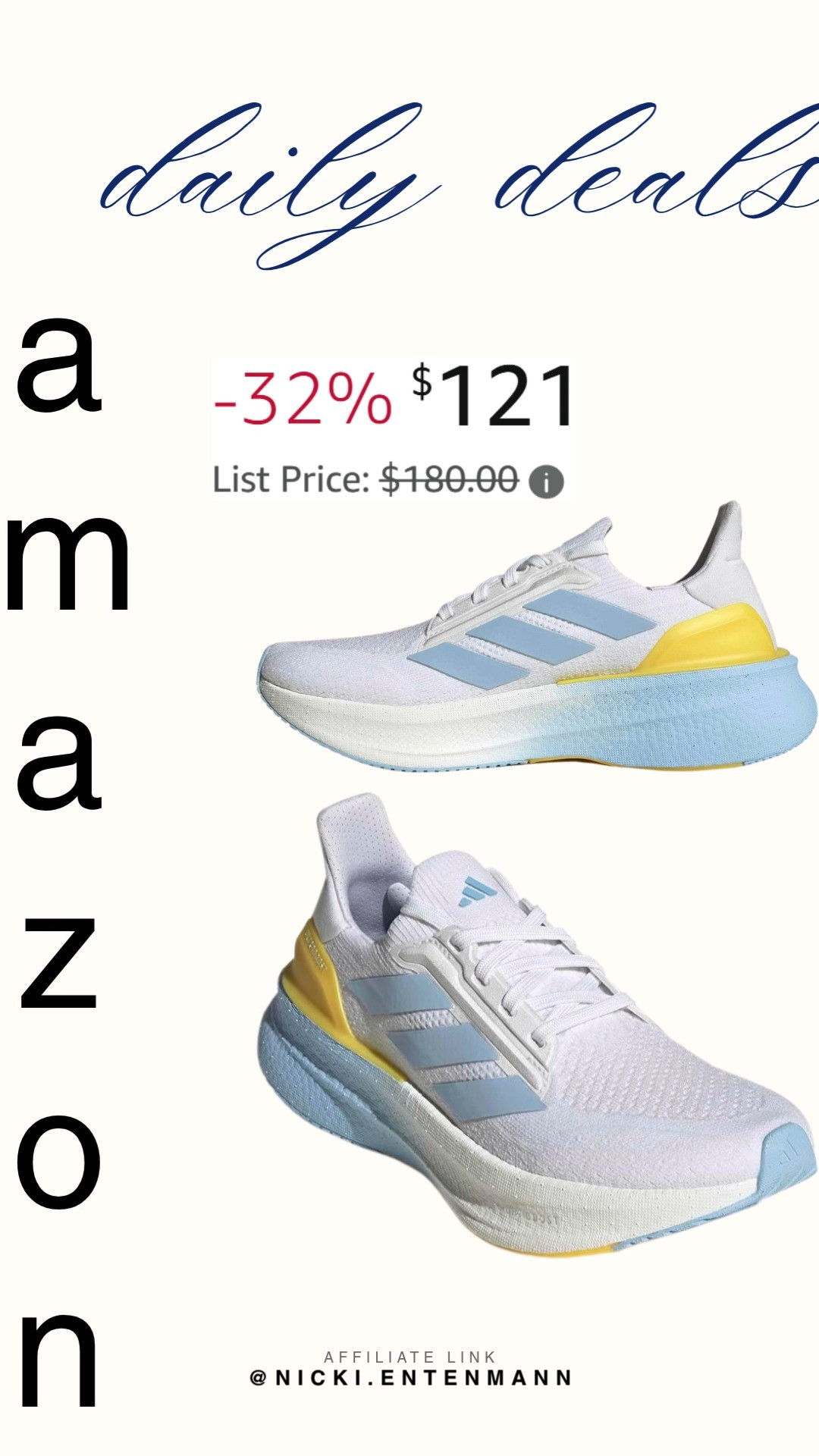 Step into energy and style with adidas Womens Ultraboost 5X Sneakers. Featuring responsive cushioning and sleek design, they deliver comfort and performance perfect for workouts, casual wear, and everyday fashion. #adidas #ultraboost #womensneakers #activewear #sportystyle #casualstyle #fitnessgear #streetstyle #shoppinghaul #modernliving 👟✨🛍️ 

 #LTKActive #LTKSaleAlert #LTKTravel