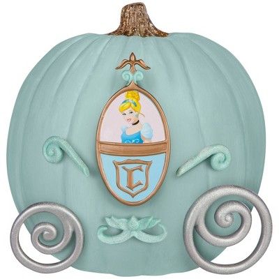Disney Cinderella 8pc Halloween Pumpkin Push-In Decorating Kit | Target