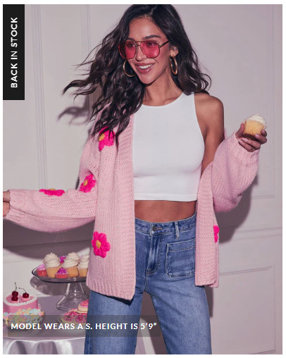 Oversized Daisy Knit for Cozy Layers 🌼✨

Obsessed with this Fallen Daisy Oversized Knit Cardigan — the perfect layering piece that takes any outfit from simple to soft + stylish! The oversized silhouette and delicate 3D floral knit details give such a fun, whimsical spring vibe, and it’s so easy to style with everything from shorts to jeans to mini dresses. Truly a closet must-have for those transitional days when you want both comfort and style. 👀💖
👇 Shop it here 👇
https://www.vicicollection.com/collections/the-daily-drop/products/fallen-daisy-oversized-knit-cardigan?color=light-pink&utm_source=chatgpt.com

Perfect for cozy weekends, brunch dates, spring walks, layering season outfits, casual chic styling — and pairs beautifully with basics or bold colors. 🌸💕

#LTKStyle #LTKFashion #OversizedCardigan #CozyKnit #LayeringPiece #SpringStyle #DailyLook #WardrobeEssentials #CardiganWeather #FloralKnit  

 #LTKgrwm #LTKootd #LTKSaleAlert