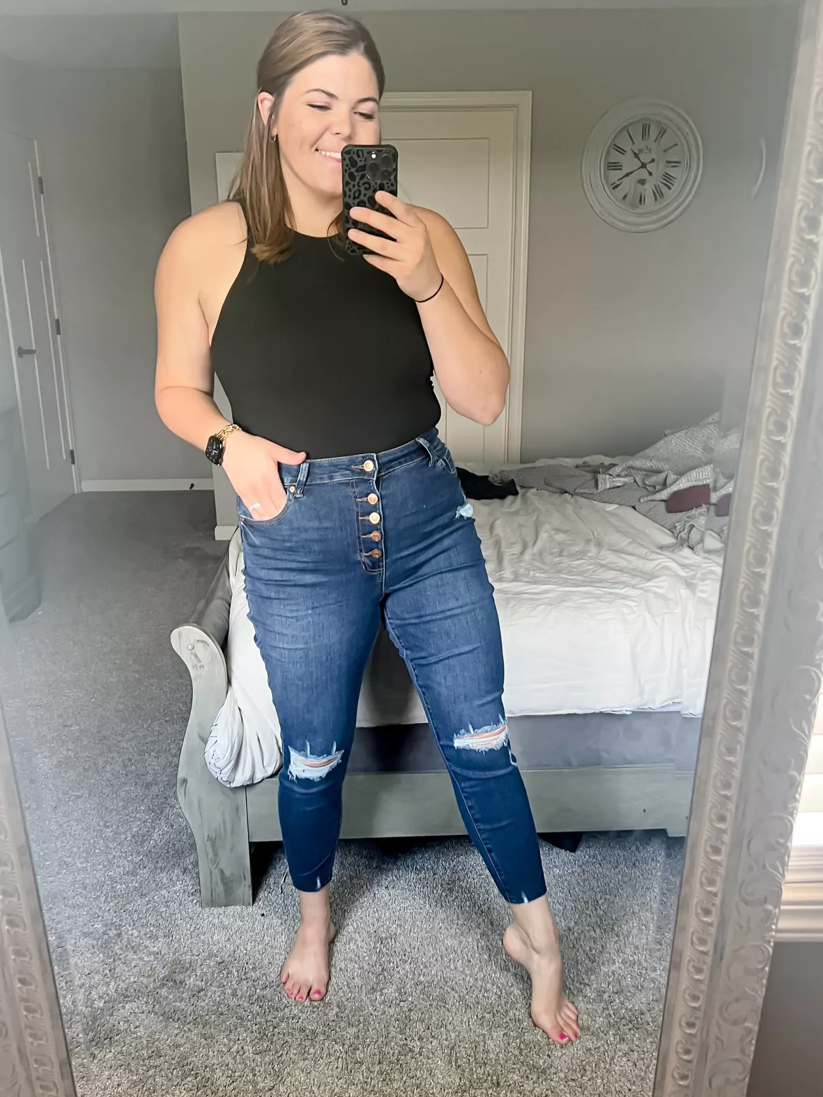 Sofia Jeans by Sofia Vergara Women's Plus Size Adora High Rise Curvy  Girlfriend