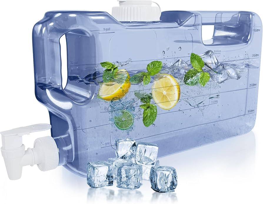 Refrigerator Water Dispenser 1.1 Gallon – Leak-Proof Slim Fridge Water Container with Spigot ... | Amazon (US)