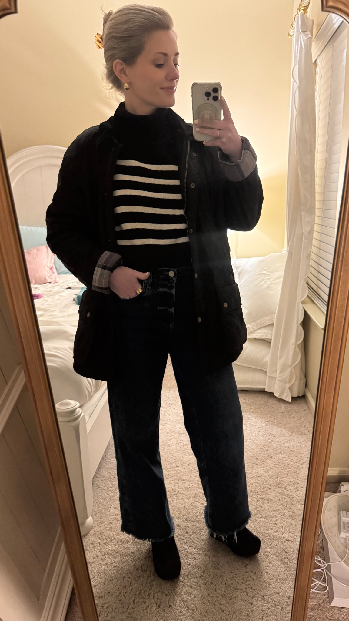 Excuse the mess in the background, today was cleaning day😂

#LTKPetite #LTKootd #LTKU