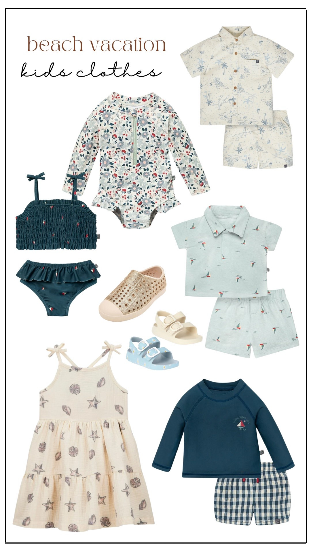 These make me want to book a trip to 30A tomorrow!! How cute are these beachy kid finds?? 🌊☀️

#LTKSeasonal #LTKBaby #LTKKids