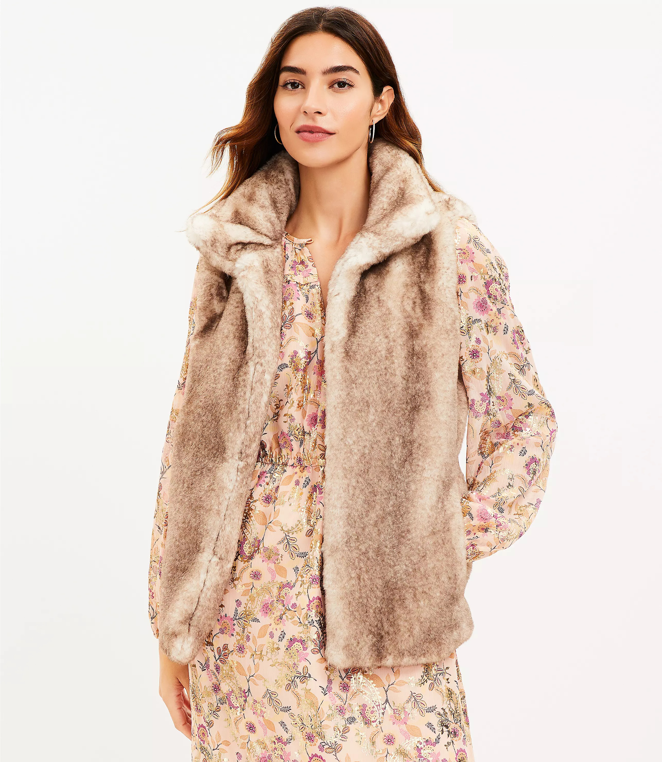Faux Fur Vest | LOFT
