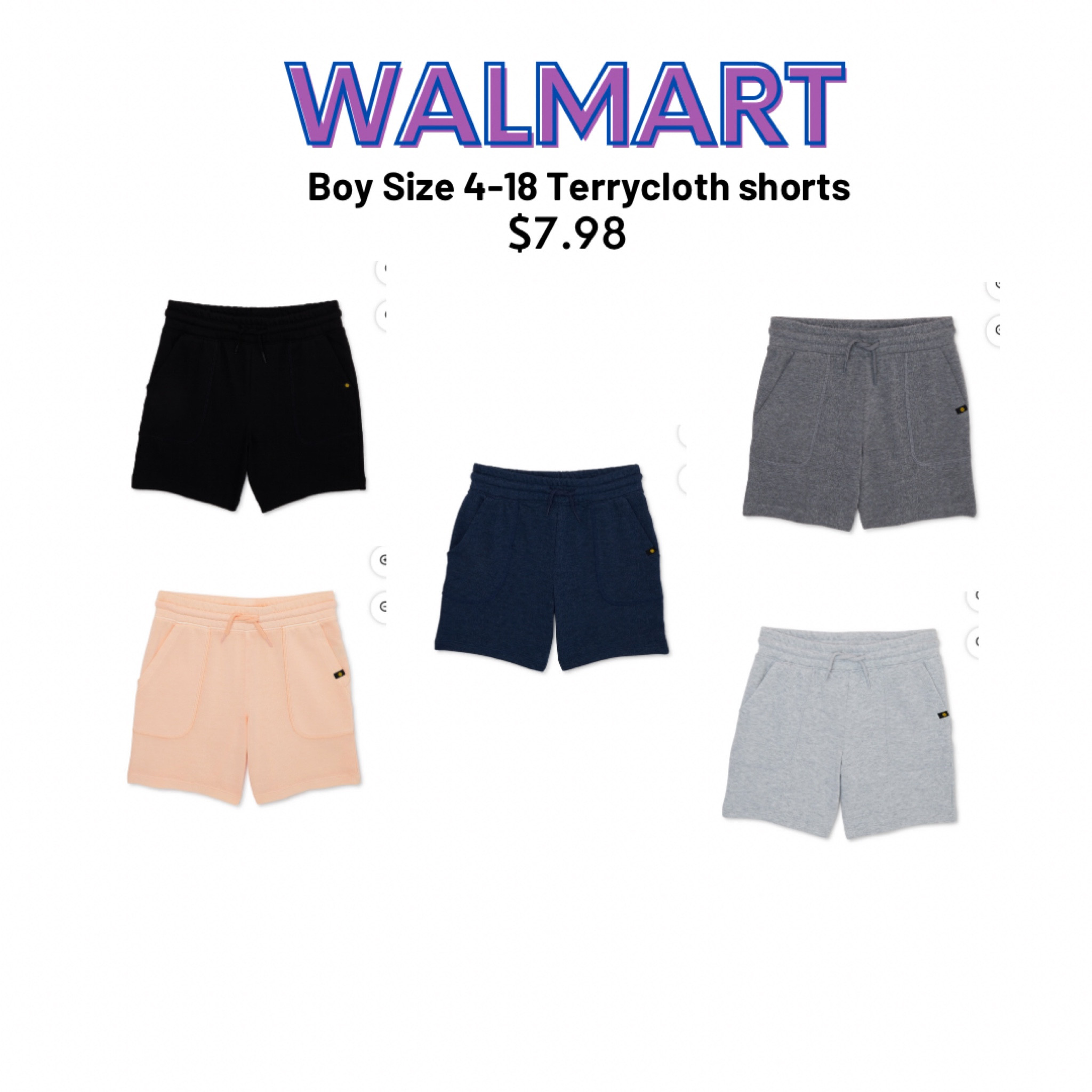 Boy Terrycloth shorts. Light weight and elastic waist band. Perfect for summer! Size 4-18. Only $7.98!

#LTKkids #LTKSeasonal #LTKfamily