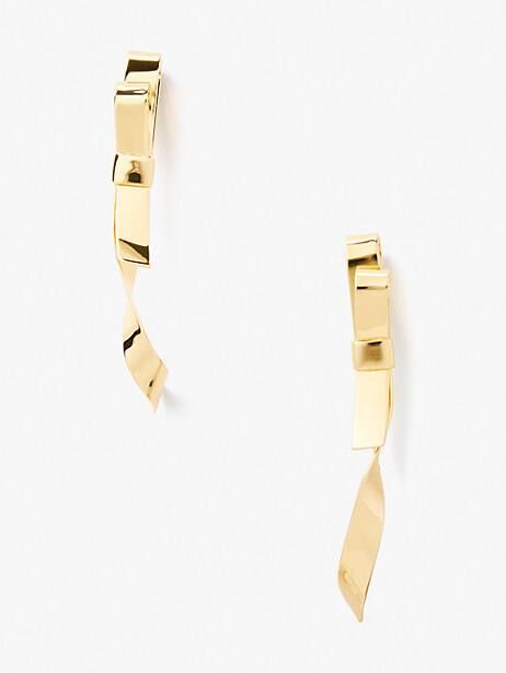 ribbon bow linear earrings | Kate Spade (US)