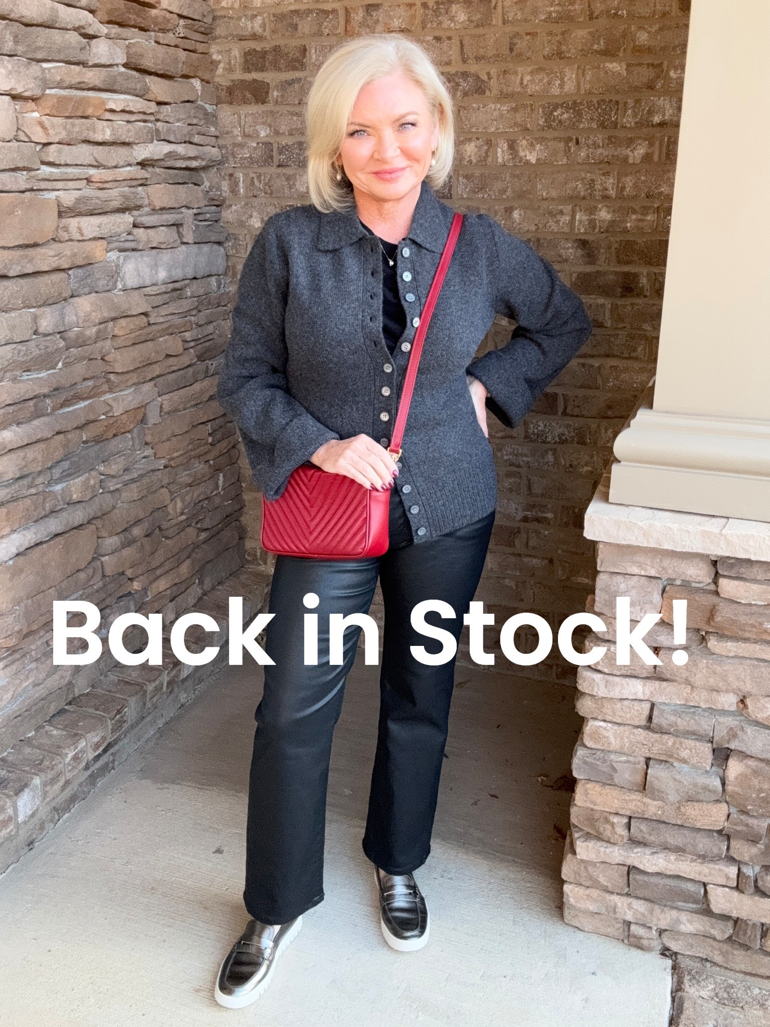 This favorite cardigan is back in stock! I’m wearing a Small. 

Casual outfit
Fashion over 40
Petite fashion
Midlife fashion
Gen X Style
Black Friday deals

#stylewithserena
#petitefashion
#midlifefashion
#fashionover40
#genxstyle

#LTKCyberWeek #LTKOver40 #LTKSaleAlert