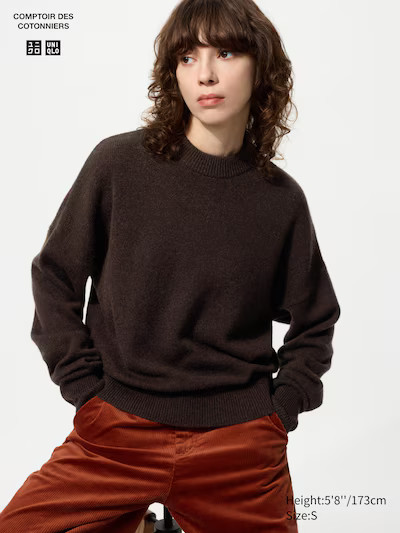 Lambswool Crew Neck Jumper | UNIQLO (UK)