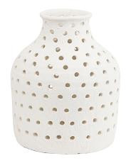 16.5x13 Porous Ceramic Decorative Vase | TJ Maxx