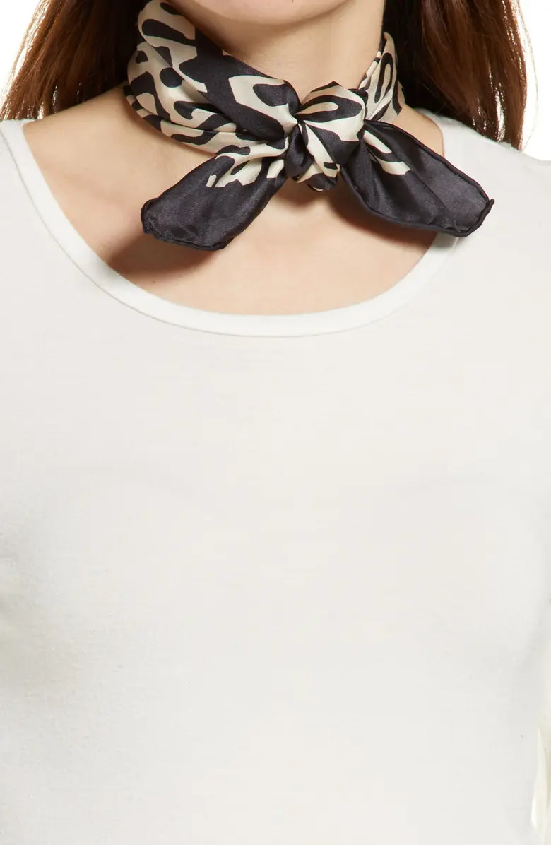 Rebecca Minkoff Leopard Silk Bandana | Nordstrom | Nordstrom
