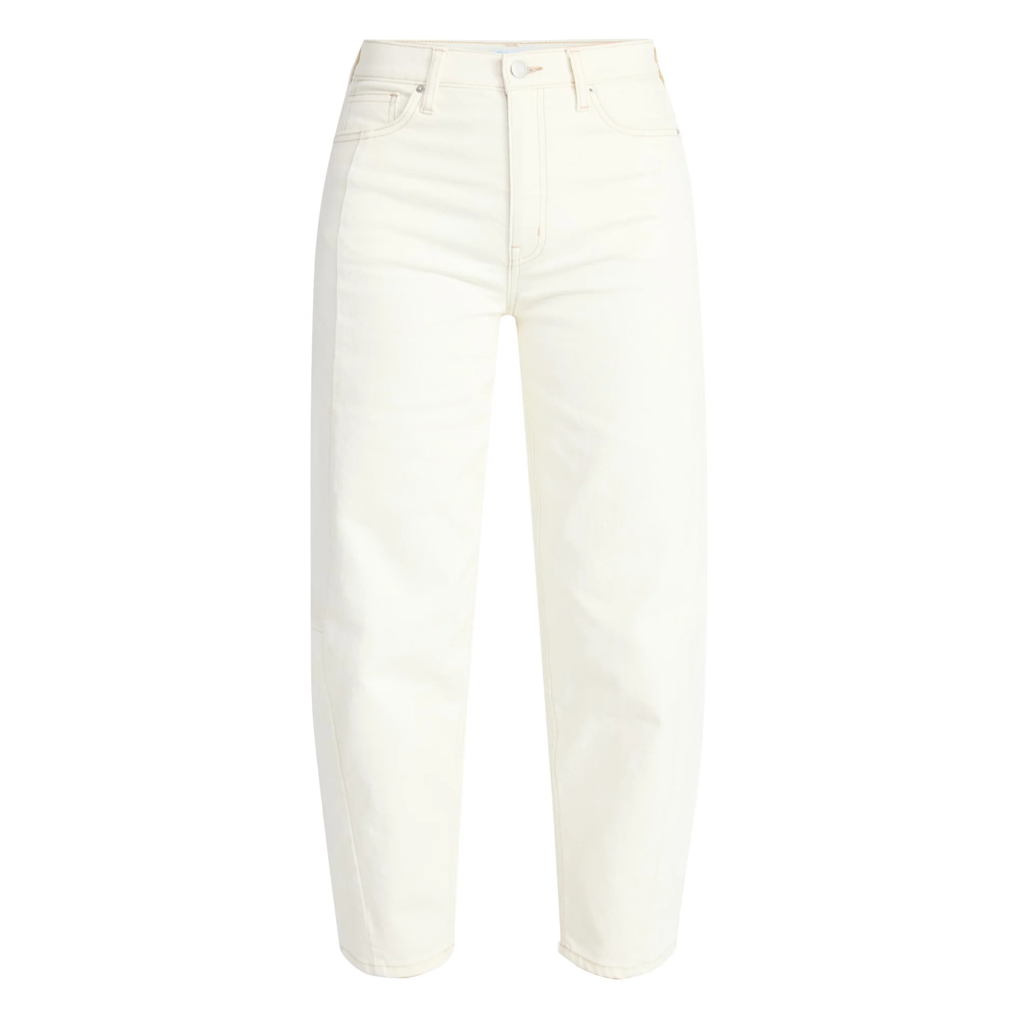 Time and Tru Women's High Rise Barrel Jeans, 28" Inseam, Sizes 0-20 | Walmart (US)