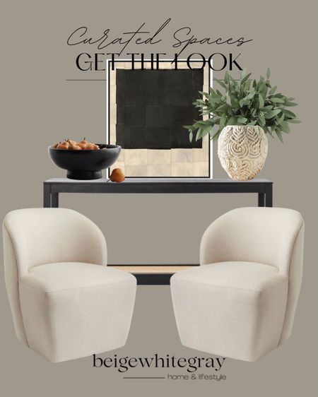 Check out these beautiful look!  These chairs have to be some of my favorites from target!! The vase is Anthro and the console table is on sale!! The art is stunning and the imprison bowl is a stable in my home!! 

#LTKhome #LTKFind #LTKstyletip