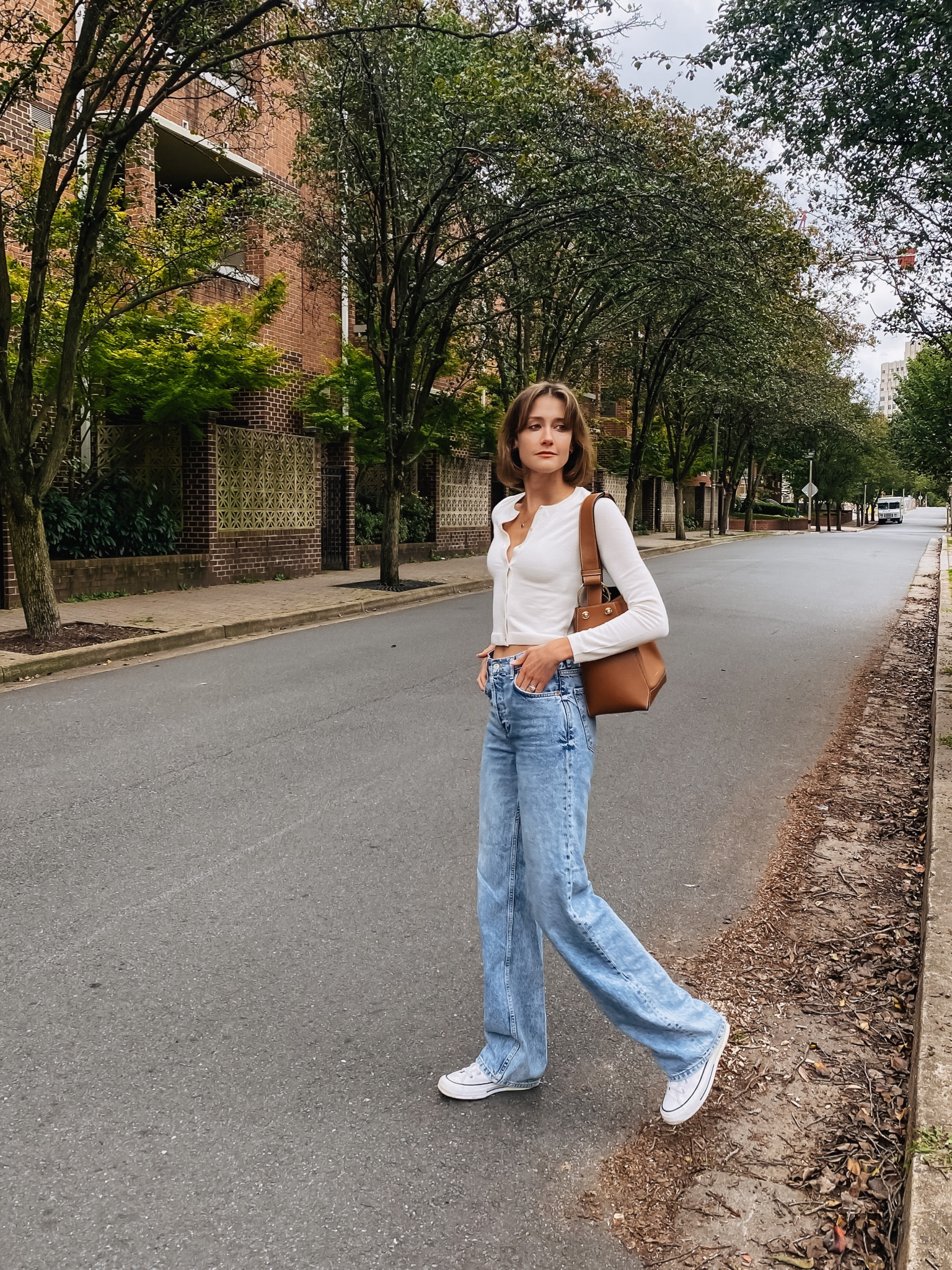 Love a cropped cardi with wide-legged jeans. 

#LTKSeasonal #LTKstyletip #LTKover40