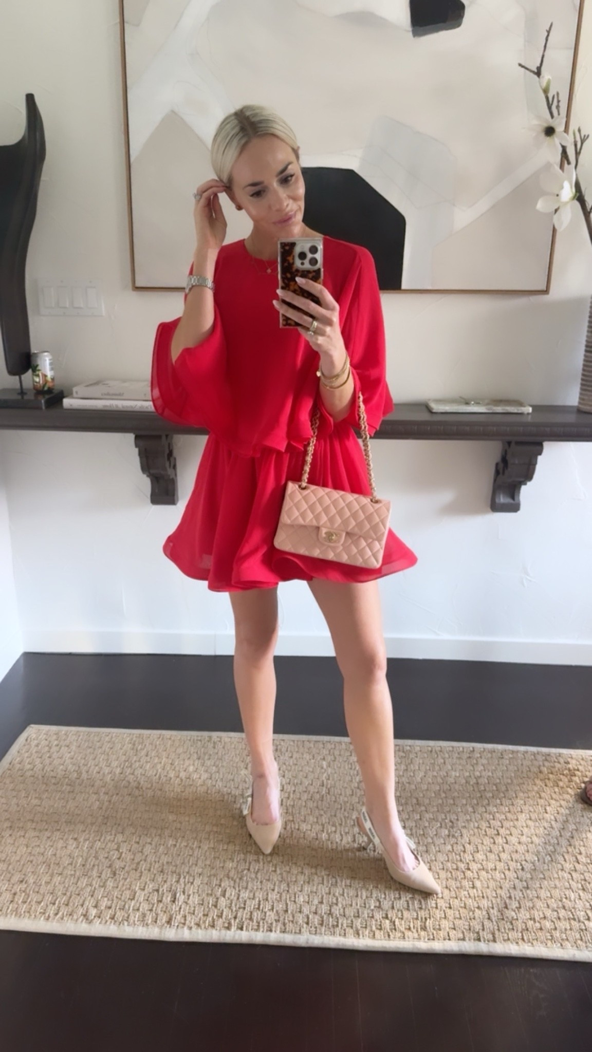 This red set is so fun. 💋Wearing small in both the cape top and swing skirt.

#LTKsummer #LTKdresses