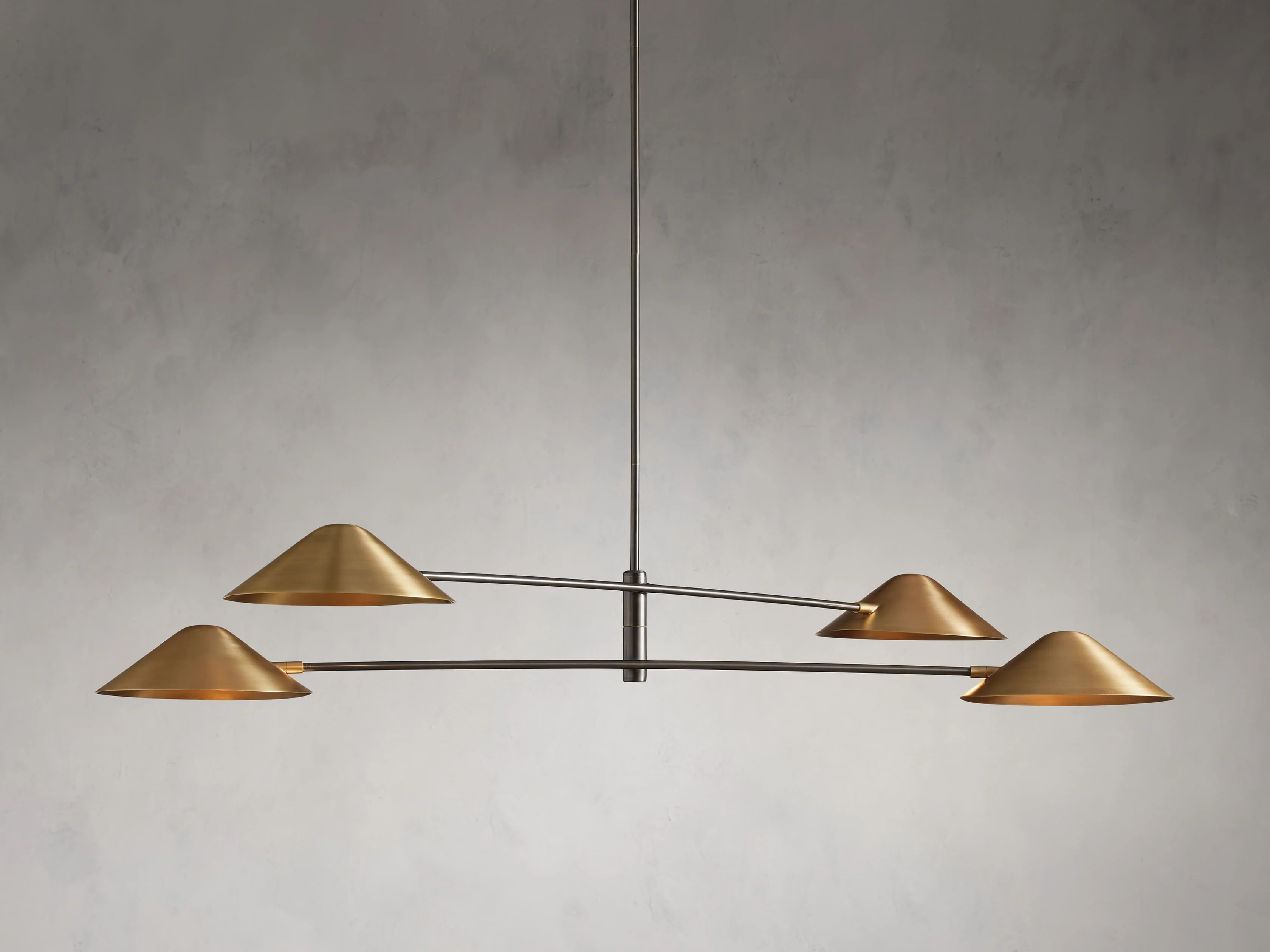 Simms 4-Light Linear Chandelier | Arhaus