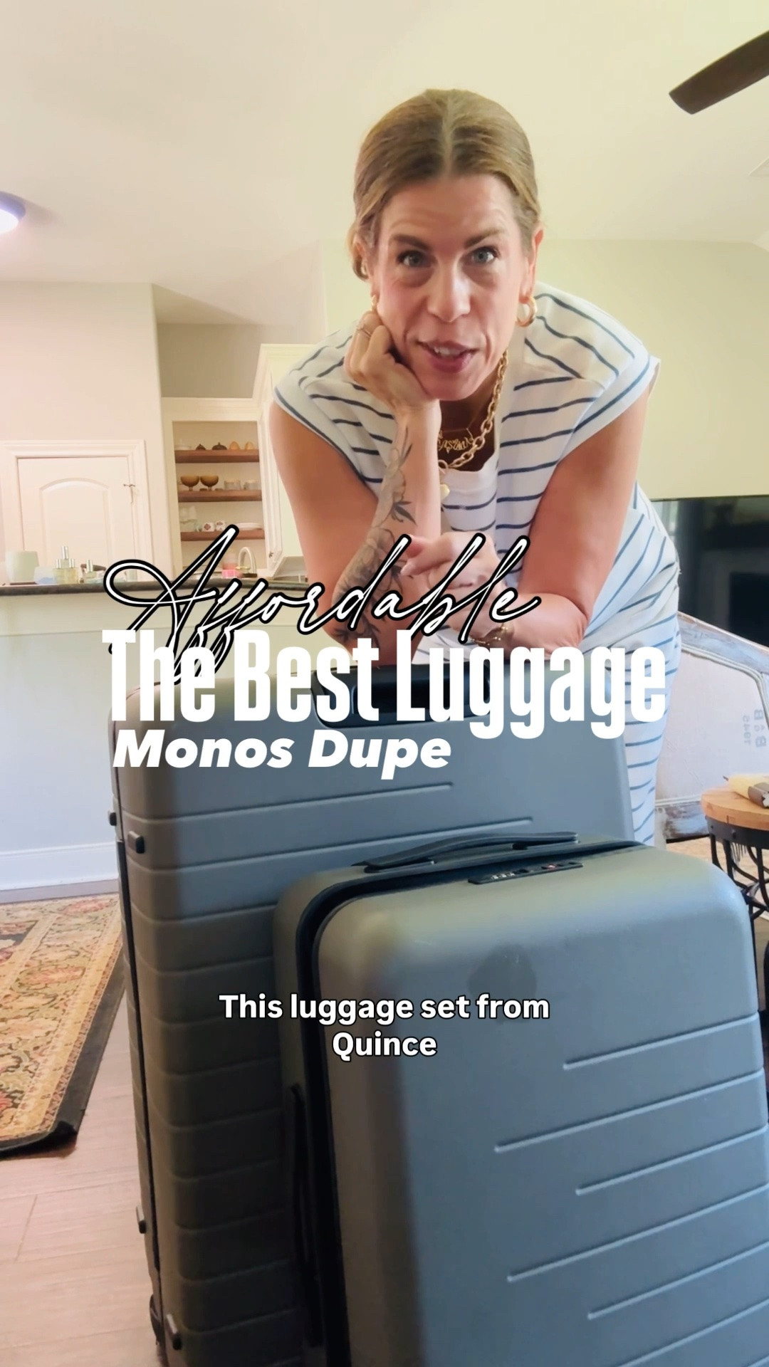 Quince for the win! Sooo happy with this set. And at a fraction of the price of the luxury brands. Message SUITCASE if you want the link #luxurytravel #luggageset #traveltips

#LTKTravel