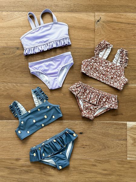 Found the cutest swimsuit at Walmart for P this year! The little lemon one is just precious. The brown flowers is gorgeous and of course the shimmery purple one! 
.


#LTKfamily #LTKSeasonal #LTKkids