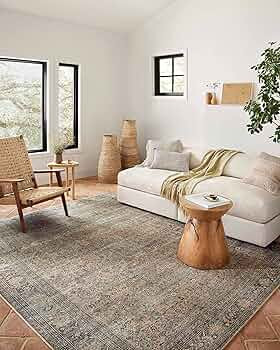 Loloi II Adrian Collection ADR-03 Accent Rug 2'-0" x 5'-0" Terracotta/Multi Rectangular 0.19" Thi... | Amazon (US)