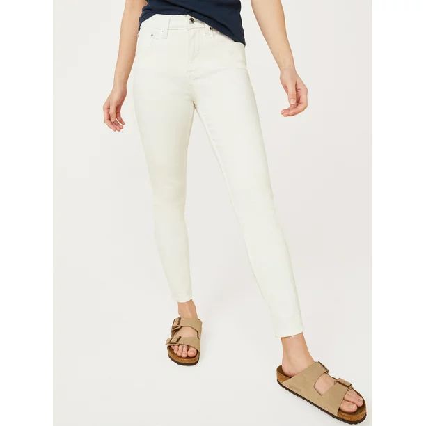 Free Assembly Women's Essential High Rise Skinny Jeans - Walmart.com | Walmart (US)