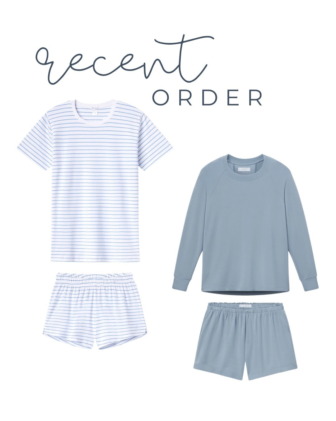 Recent lake pajamas order! The softest pjs 