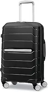 Amazon.com | Samsonite Freeform Hardside Expandable with Double Spinner Wheels, Black, Carry-On 2... | Amazon (US)