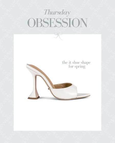 Thursday obsession! The it shoe for spring. A wardrobe must have!

#LTKwedding #LTKshoecrush #LTKstyletip