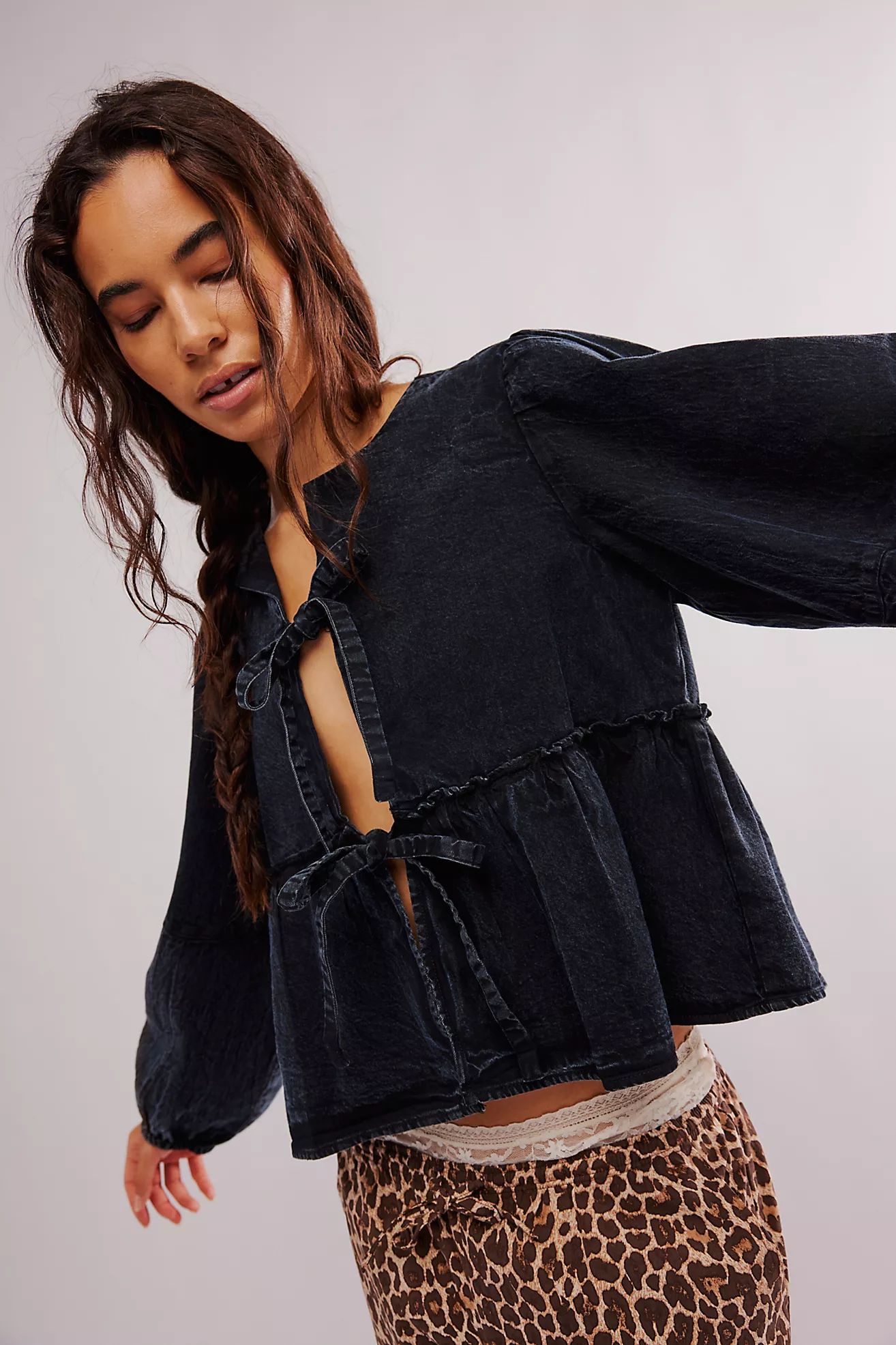 Brunch Babe Denim Blouse | Free People (Global - UK&FR Excluded)