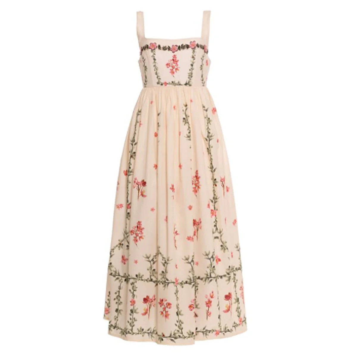 Barbara Midi Dress in Cauca | Over The Moon