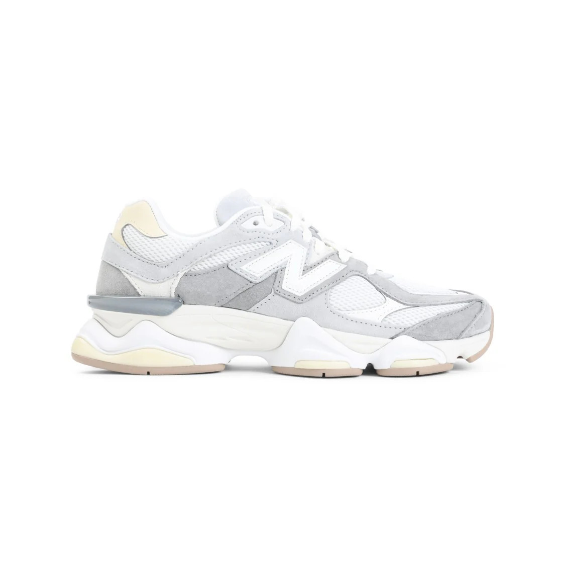 9060 Grey Leather Sneakers | Shop Simon