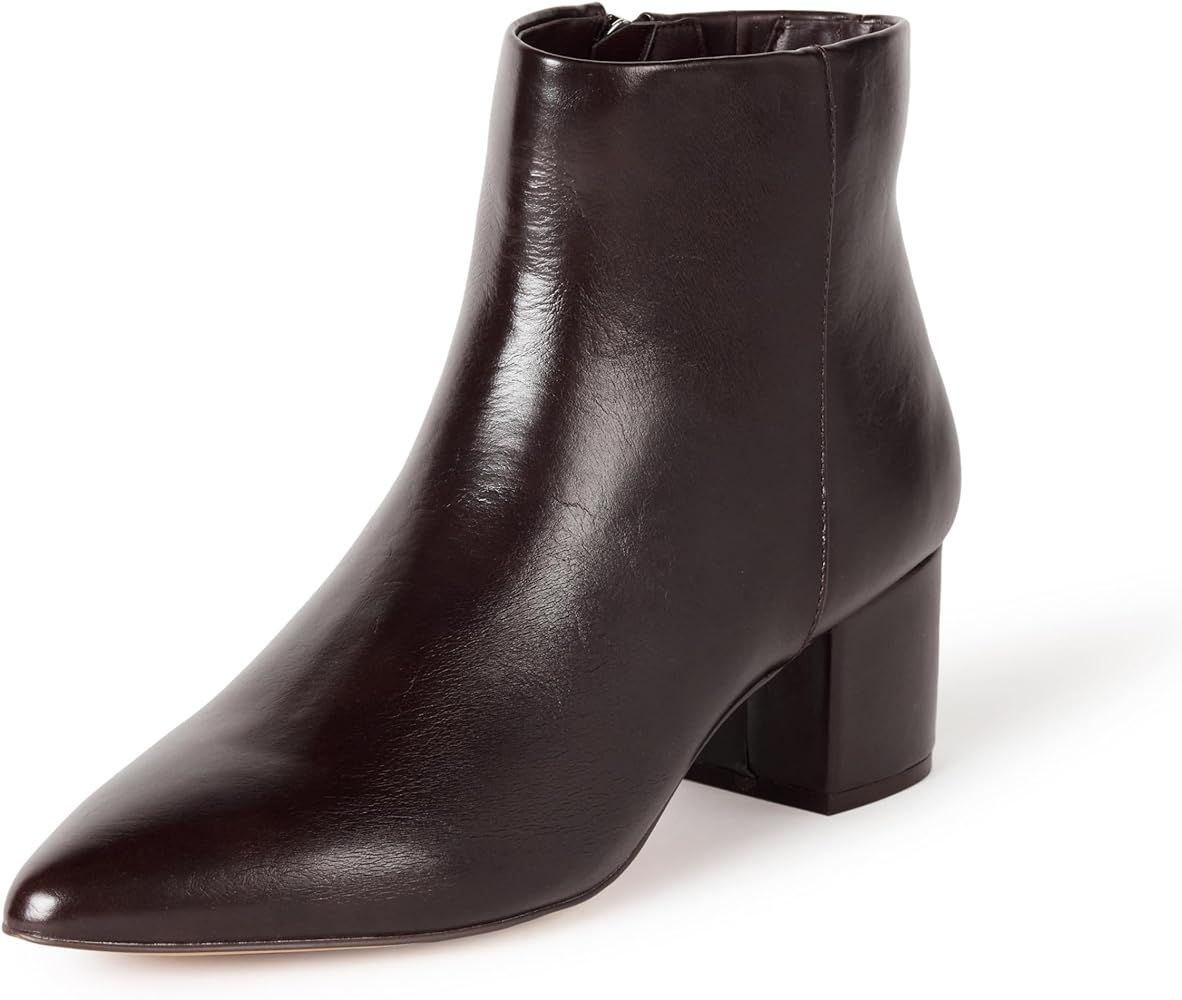 The Drop Women's Jessi Side-Zip Block Heel Ankle Boot | Amazon (US)