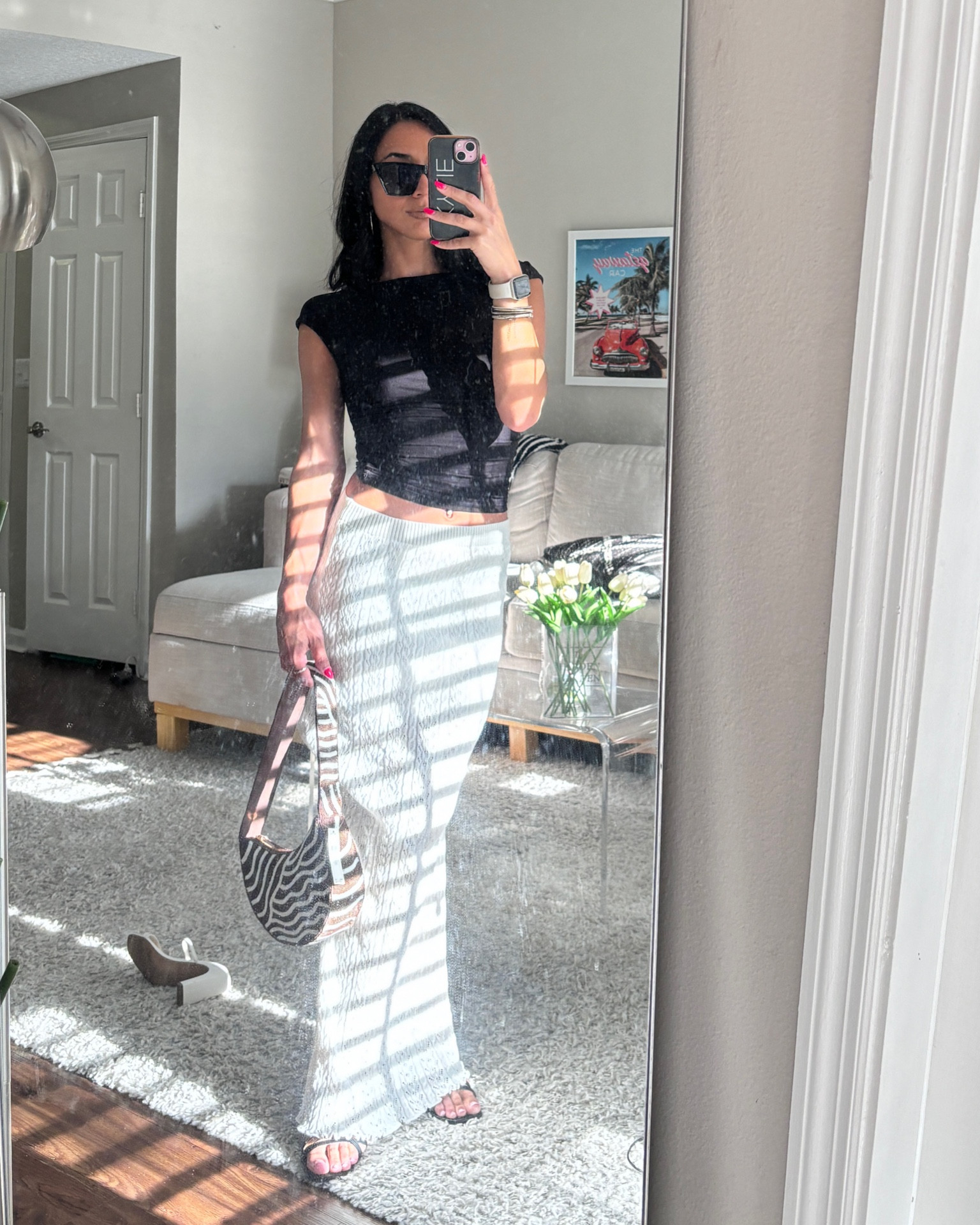 My favorite basic from H&M! Also the bag is from anthropologie but sold out so I linked some similar and found some on poshmark! “Beaded crescent shoulder bag in animal print” #datenightfit #summerfit

#LTKFindsUnder100 #LTKSaleAlert #LTKStyleTip