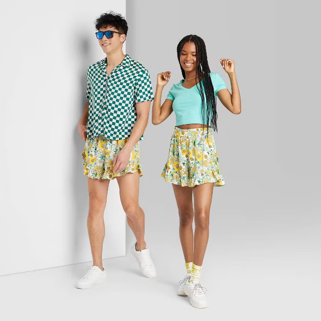 High-Waisted Flutter Shorts - Wild Fable™ | Target