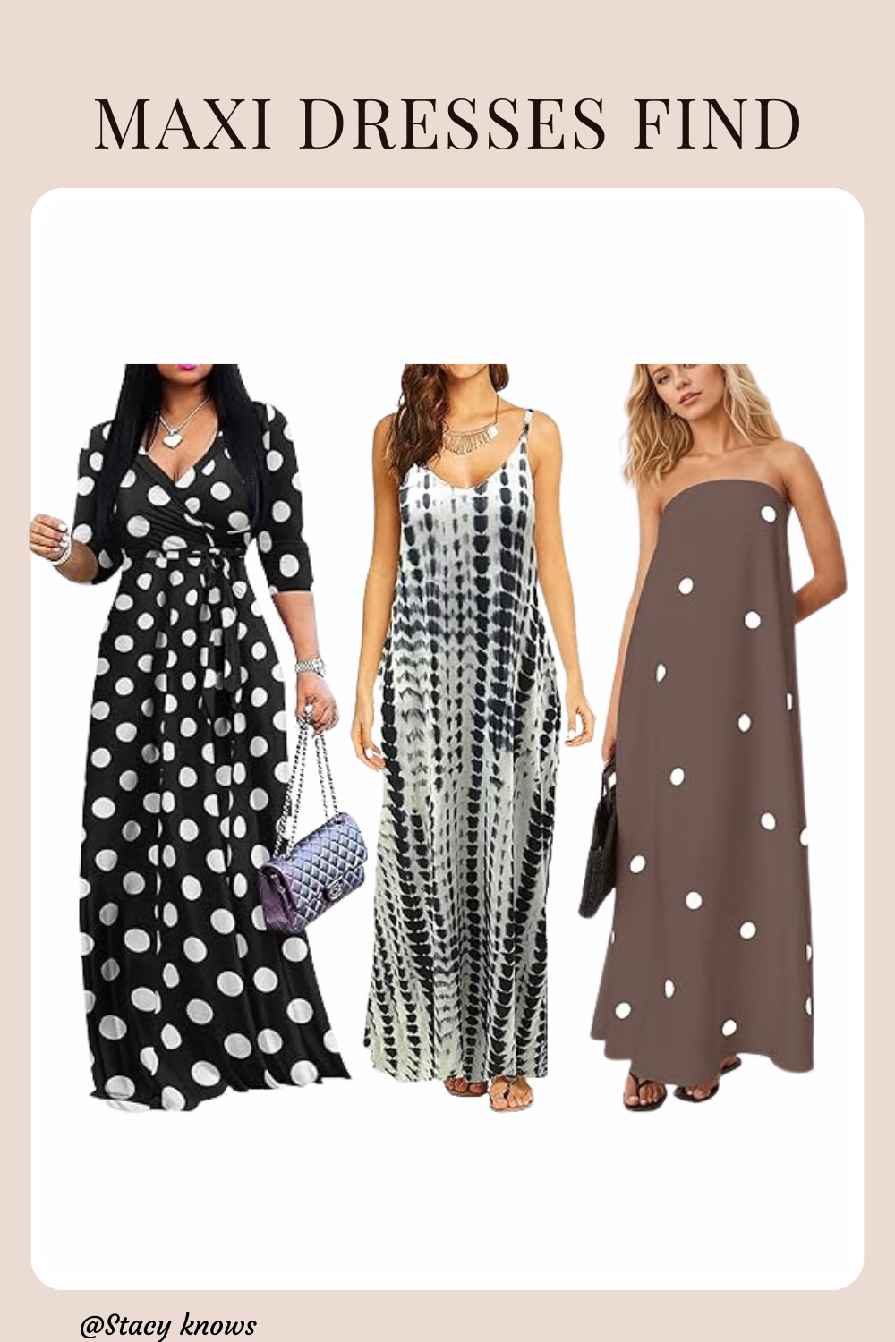 Polka dots are back and more chic than ever! There’s something so timeless and feminine about a polka dot maxi dress—it’s the ultimate "one-and-done" outfit for brunch, spring weddings, or a sunny weekend stroll. Shop my favorite spotted finds linked on my LTK! 
#LTKstyletip #PolkaDots #MaxiDress #SpringFashion #SummerStyle #FeminineStyle #DressInspo #ClassicPrint #OOTD #WeddingGuestLook #EffortlessChic #SpotOnStyle 

 #LTKootd #LTKSeasonal #LTKPlusSize