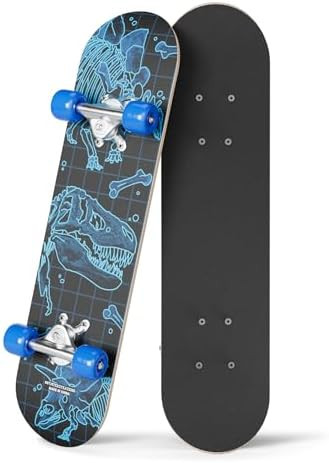 24 inch Rude Boyz Mini Cruiser Skateboard - Aluminium Trucks - Kids Skateboard Ages 5-8 Beginner ... | Amazon (US)