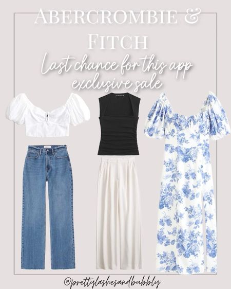 Here are today's Abercrombie feature items from the #ltkspringsale.  Remember that you save 20% on select brands until March 11 when you shop through the LTK App!