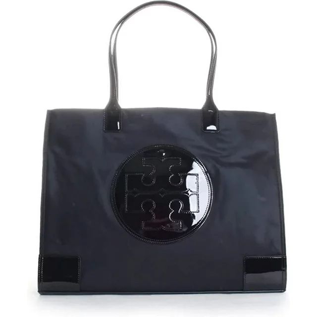 Tory Burch Women's  Ella Patent Tote Bag 90479-001 Black | Walmart (US)