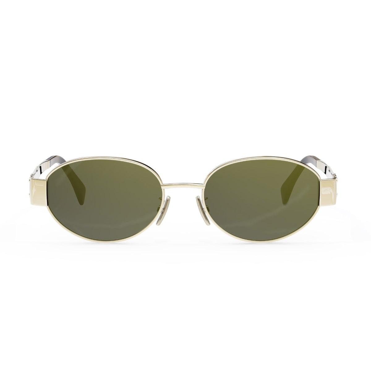 Celine Cl40235u Metal Triomphe 30n Gold Sunglasses | Italist.com US