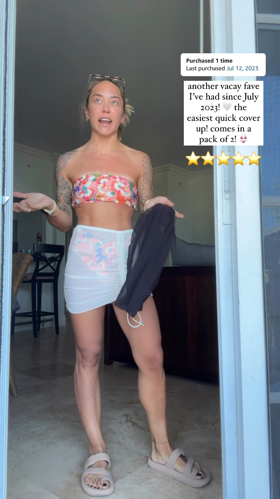 A swim coverup fave🤍👙 comes in a two pack / multiple color options! Super easy to throw on over top & run to the bathroom, etc.! Under $20😌

Swimsuit is old from Skatie🍉

Vacay / vacation / resort wear / honeymoon / ootd / swim suit / Holley Gabrielle / Amazon fashion 

#LTKSeasonal #LTKFindsUnder50 #LTKSwim