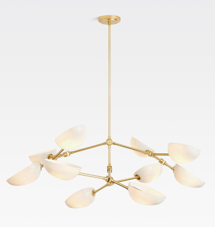 Argus Double Tier Chandelier, 48" Width | Rejuvenation