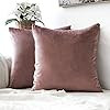 MIULEE Pack of 2 Decorative Velvet Pillow Covers Soft Square Throw Pillow Covers Soild Cushion Co... | Amazon (US)
