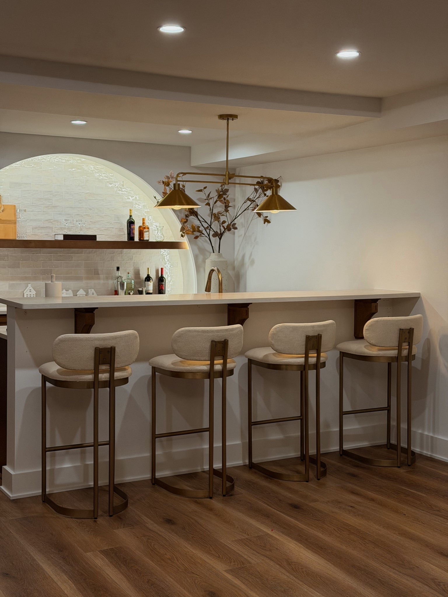 Basement bar height barstools!!

#LTKHome